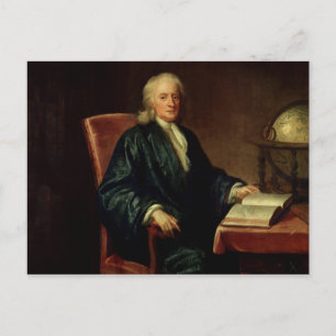 Portrait of Isaac Newton , c.1726 Postcard