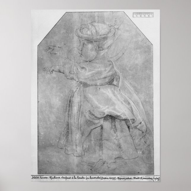 Portrait of Isabelle Helene Rubenst Poster (Front)