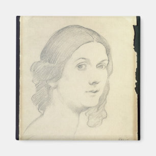 Portrait of Isadora Duncan , 1908 Magnet