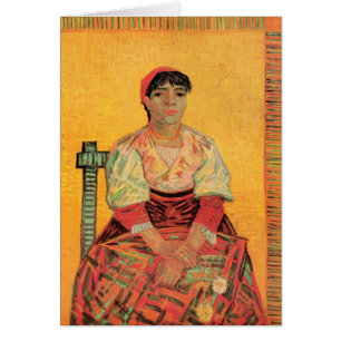 Portrait of Italian Woman by Vincent van Gogh