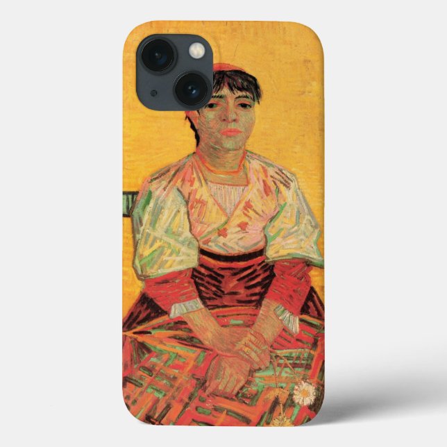 Portrait of Italian Woman by Vincent van Gogh Case-Mate iPhone Case (Back)