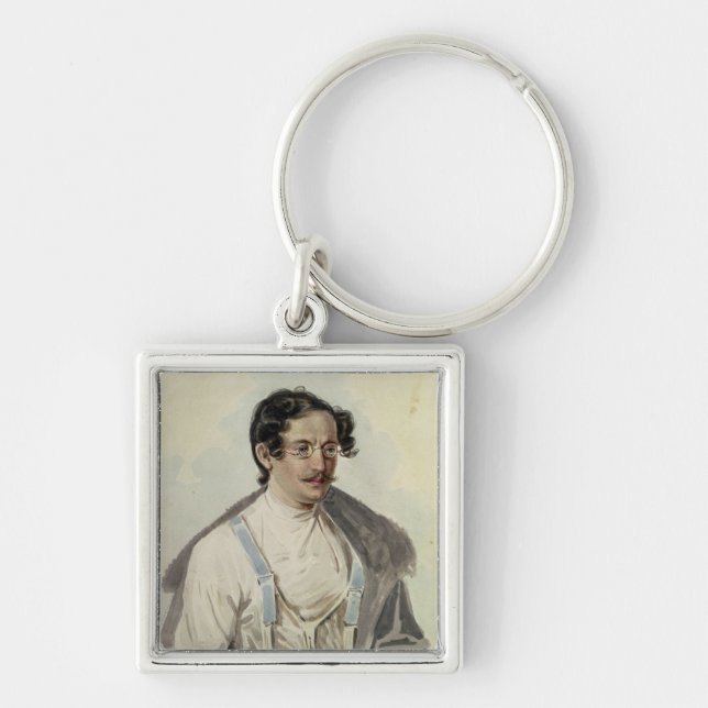 Portrait of Ivan Annenkov  in Peter Prison, 1836 Key Ring (Front)