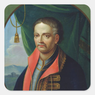Portrait of Ivan Mazepa Square Sticker
