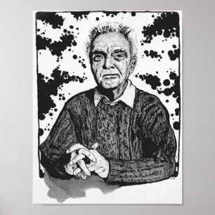 Portrait of Jack Kirby King of Comics Poster