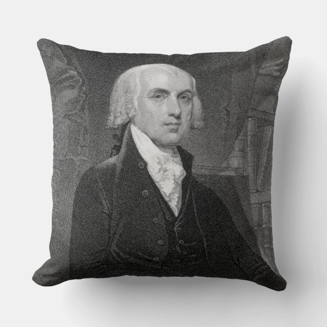 Portrait of James Madison, engraved by William A. Cushion (Front)