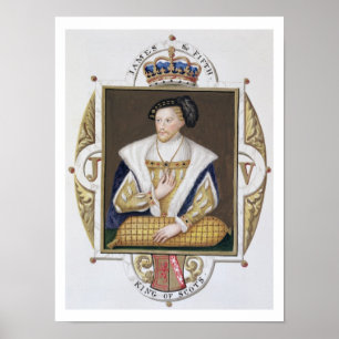 Portrait of James V (1512-42) King of Scotland fro Poster