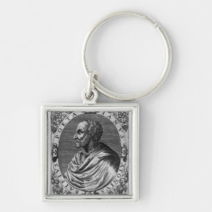 Portrait of Jean Antoine de Baif Key Ring