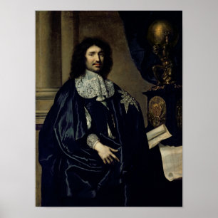 Portrait of Jean-Baptiste Colbert de Torcy 1666 Poster