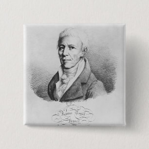 Portrait of Jean-Baptiste de Monet 15 Cm Square Badge