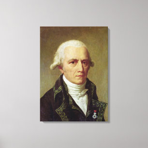 Portrait of Jean-Baptiste de Monet Canvas Print