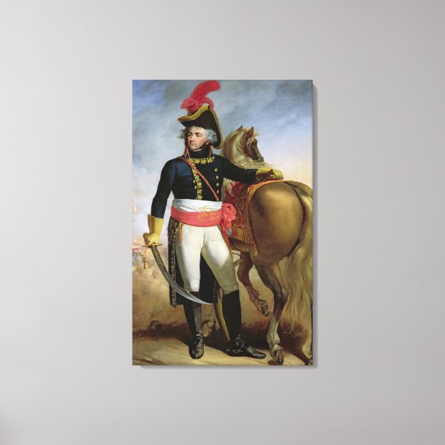 Portrait of Jean Baptiste Kleber Canvas Print (Front)
