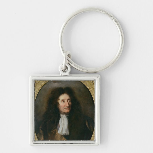 Portrait of Jean de La Fontaine Key Ring (Front)