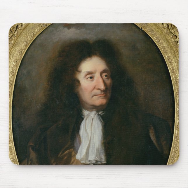 Portrait of Jean de La Fontaine Mouse Pad (Front)