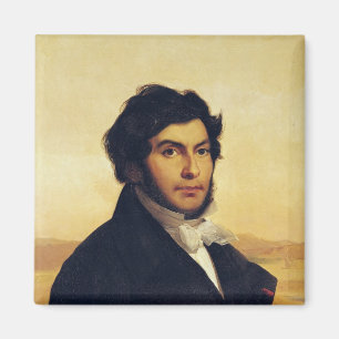 Portrait of Jean-Francois Champollion 1831 Magnet