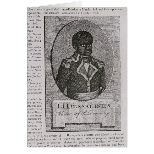 Portrait of Jean-Jacques Dessalines (Front)