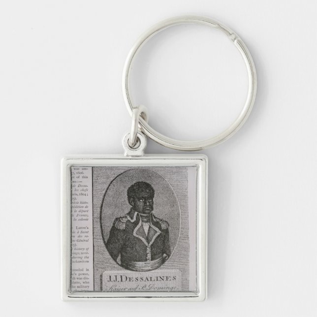 Portrait of Jean-Jacques Dessalines Key Ring (Front)