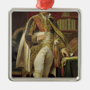 Portrait of Jean-Jacques-Regis de Cambaceres Metal Tree Decoration