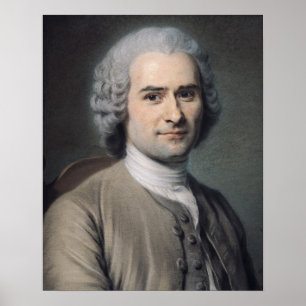 Portrait of Jean Jacques Rousseau Poster