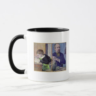Portrait of Jean Paul Aube and his son Mug