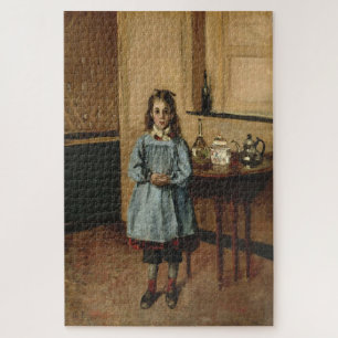 Portrait of Jeanne Pissarro, Called Minette (1872) Jigsaw Puzzle