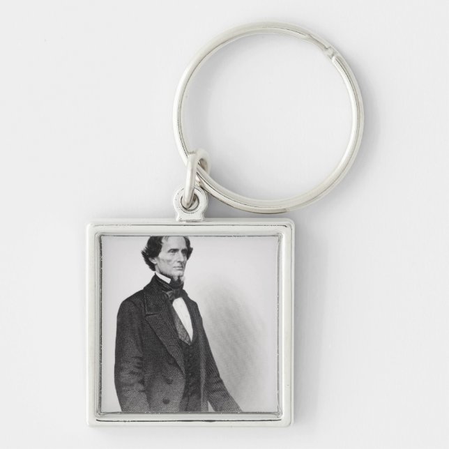 Portrait of Jefferson Davis Key Ring (Front)