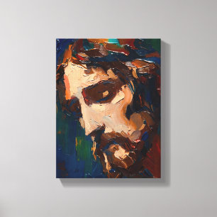 Portrait of Jesus Christ (#2) Canvas Print