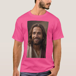 Portrait Of Jesus Christ Smiling T-Shirt