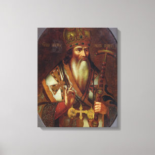 Portrait of Joachim, Patriarch of Moscow Canvas Print