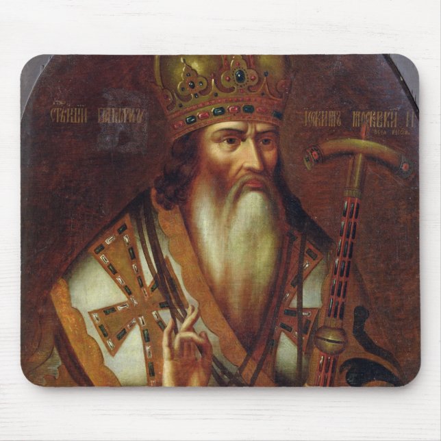 Portrait of Joachim, Patriarch of Moscow Mouse Pad (Front)