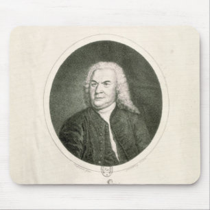 Portrait of Johann Sebastian Bach Mouse Pad
