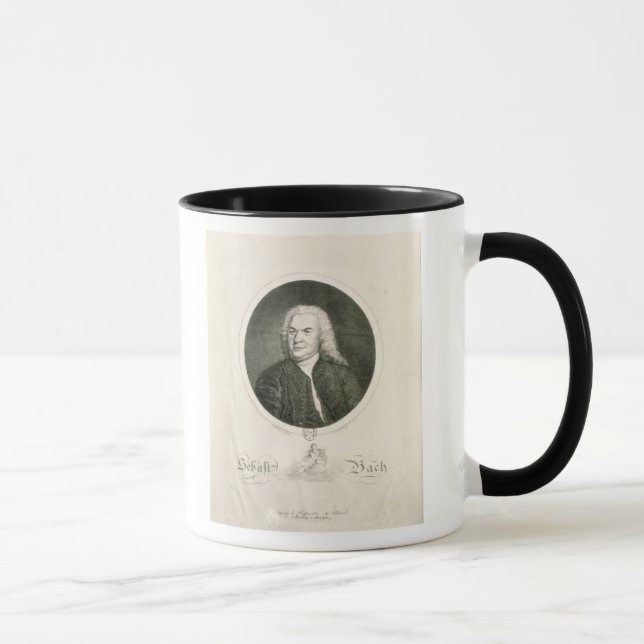 Portrait of Johann Sebastian Bach Mug (Right)
