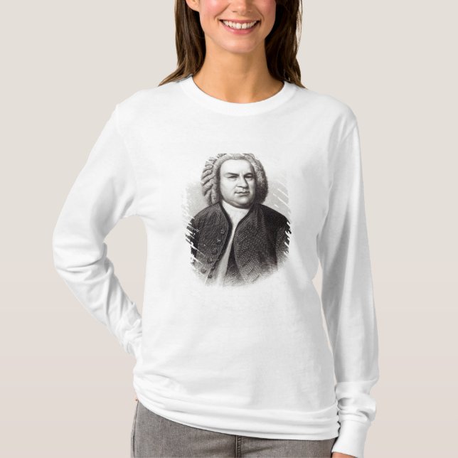 Portrait of Johann Sebastian Bach T-Shirt (Front)