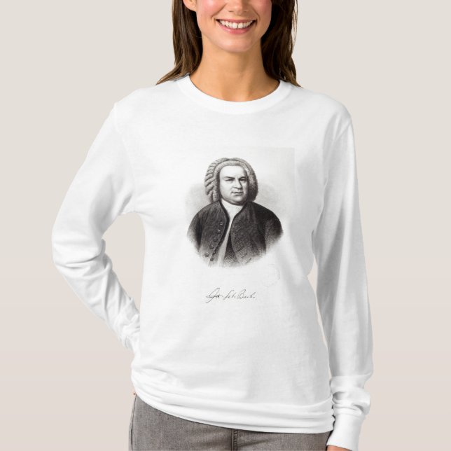 Portrait of Johann Sebastian Bach T-Shirt (Front)