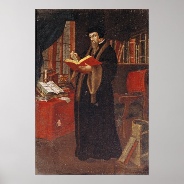 Portrait of John Calvin Poster (Front)
