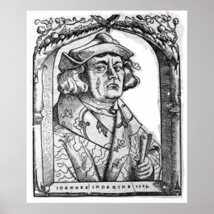 Portrait of John of Indagine Poster