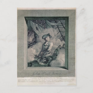 Portrait of John Paul Jones Postcard