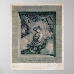 Portrait of John Paul Jones Poster