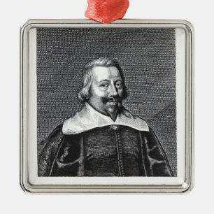 Portrait of John Pym  engraved by George Metal Tree Decoration