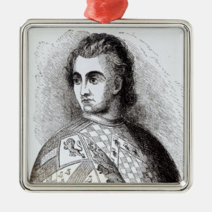 Portrait of John Talbot Metal Tree Decoration