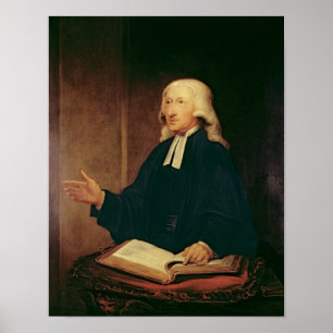 Portrait of John Wesley  1788 Poster