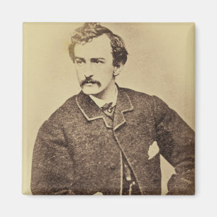 Portrait of John Wilkes Booth   1861-65 Magnet