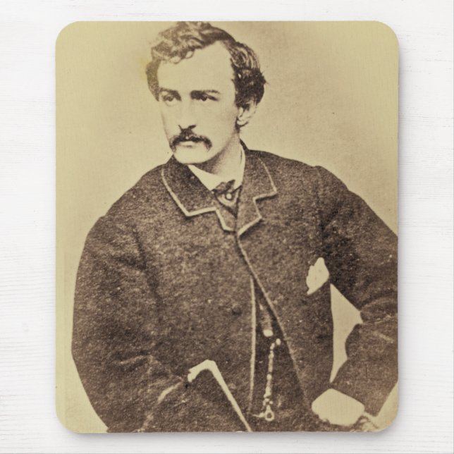 Portrait of John Wilkes Booth | 1861-65 Mouse Pad (Front)