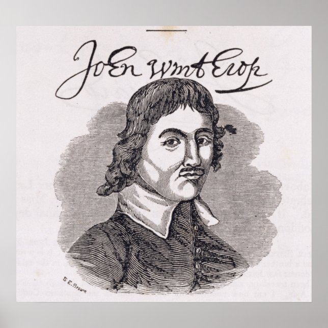 Portrait of John Winthrop Poster (Front)