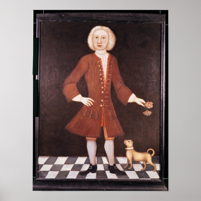 Portrait of Jonathan Bentham, c.1725 Poster (Front)
