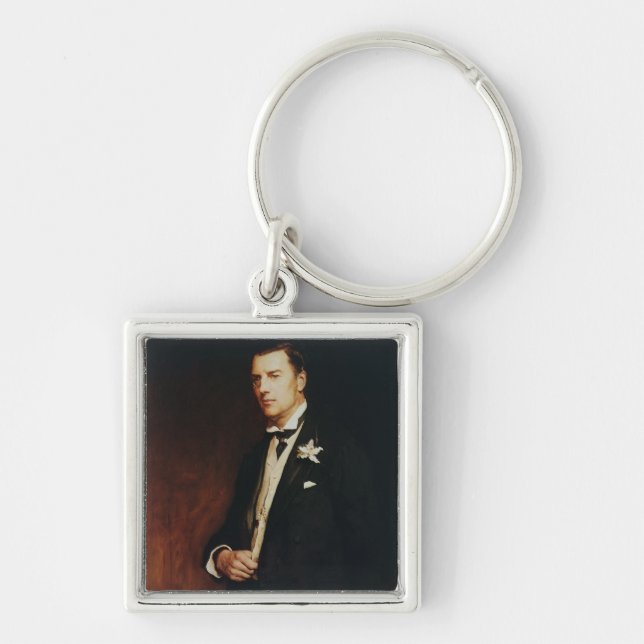 Portrait of Joseph Chamberlain, 1886 Key Ring (Front)