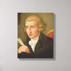 Portrait of Joseph Haydn Canvas Print