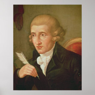 Portrait of Joseph Haydn Poster