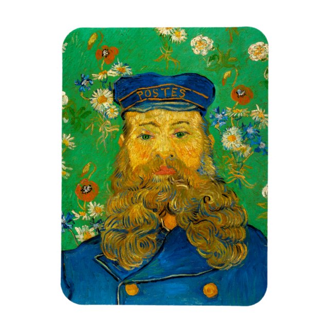 Portrait of Joseph Roulin by Vincent Van Gogh Magnet (Vertical)