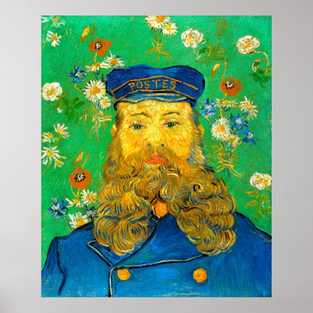 Portrait of Joseph Roulin Vincent Gogh  Poster (Front)