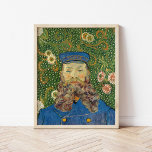 Portrait of Joseph Roulin | Vincent Van Gogh Poster<br><div class="desc">Vincent van Gogh’s series of portraits of Joseph Roulin, the postman in Arles, is a heartfelt tribute to his close friend and confidant. Painted between 1888 and 1889, the works showcase Van Gogh’s Post-Impressionist style, featuring bold colors, dynamic brushstrokes, and expressive character. Each portrait reflects Van Gogh’s admiration for Roulin,...</div>
